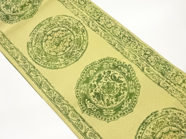 JAPANESE NAGOYA OBI / WOVEN FLOWER